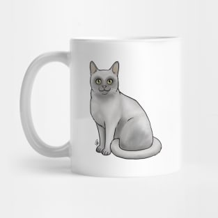 Burmese Cat - Platinum Mug